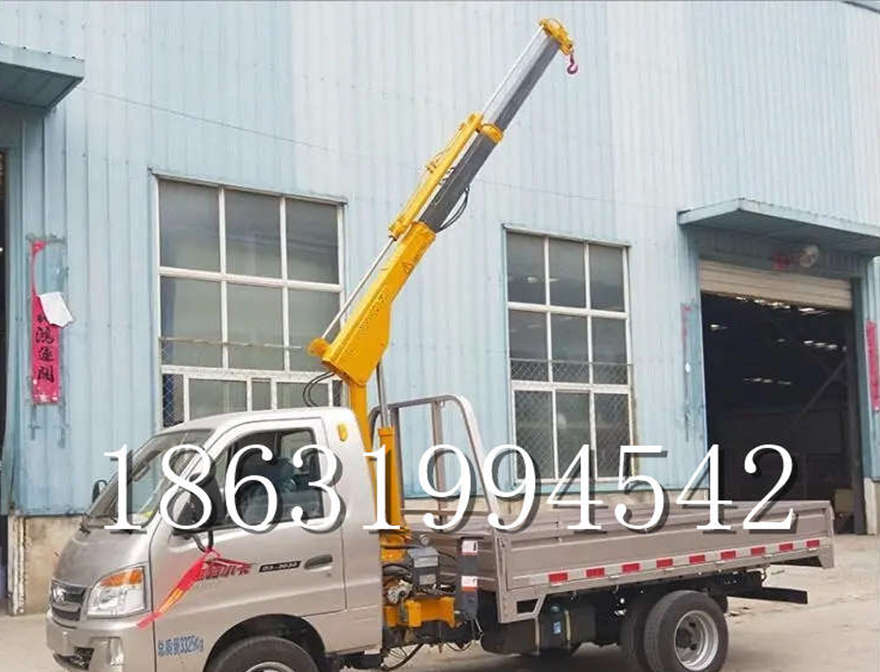 金湾区随车吊机电动葫芦 多功能液压伸缩吊包安装12V液压车载吊全电动车载吊机随车吊机小型